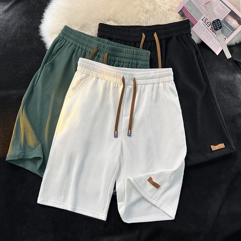 Shorts curtos meninos soltos verão ins na moda tamanho grande exterior Wear legal esportes casuais calças médias de cinc