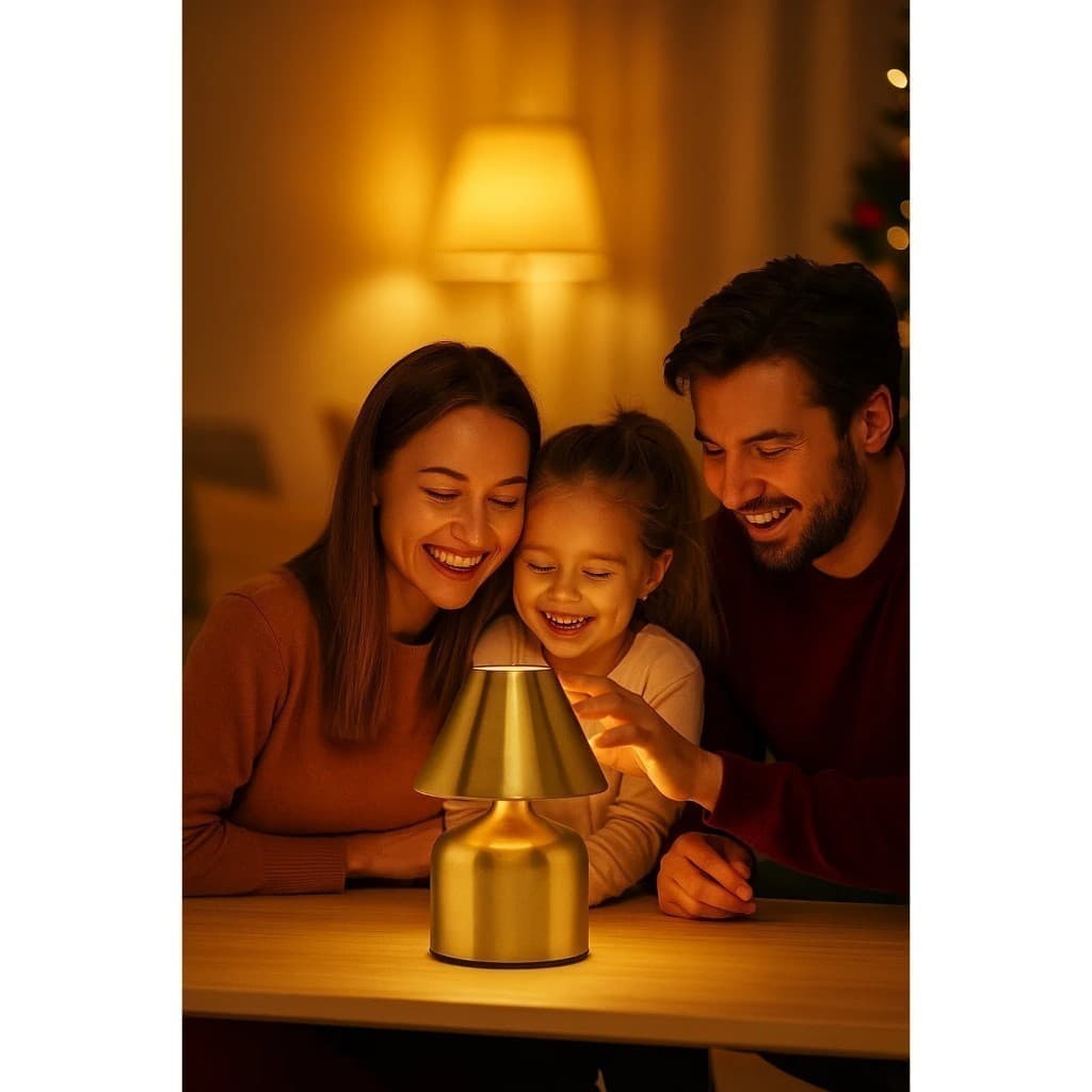 Mini Luminária Mesa USB Portátil Colorida Abajur Estudo Leitura Luz Noturna Iluminação