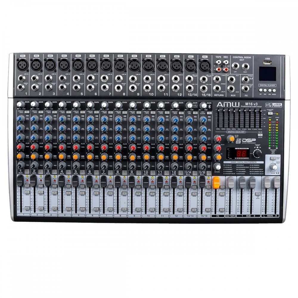 AMW M16 Fx v3 MESA DE SOM 16 CANAIS
