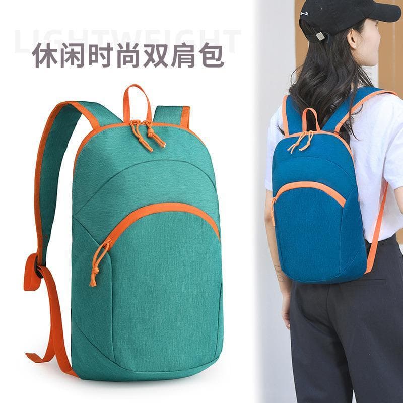 Mochila de cor sólida ao ar livre leve saco de viagem grande capacidade mochila de alto valor repelente de água caminhad
