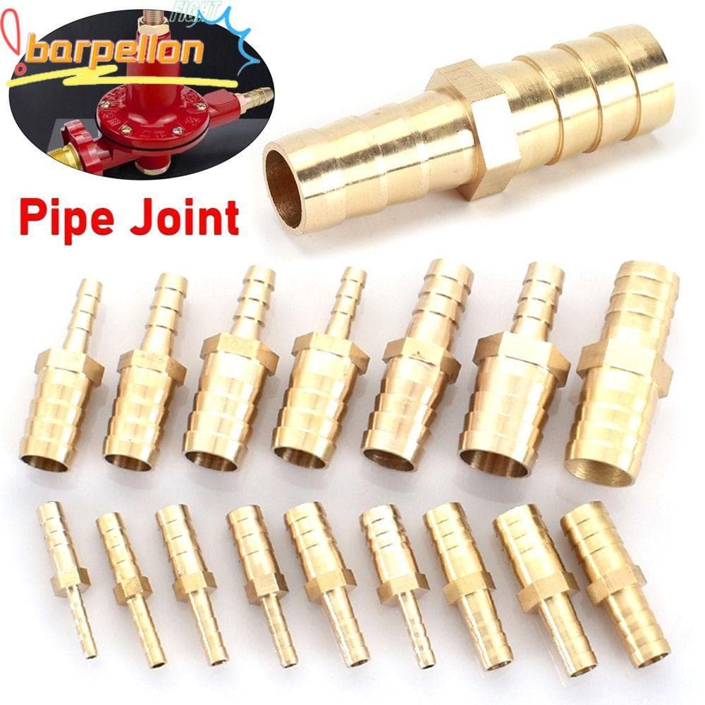 Junta De Tubo Reto BARPELLON , Farpa De Mangueira Adaptadora De Conector De Acoplador De Latão , Redutor De Encaixe De 2