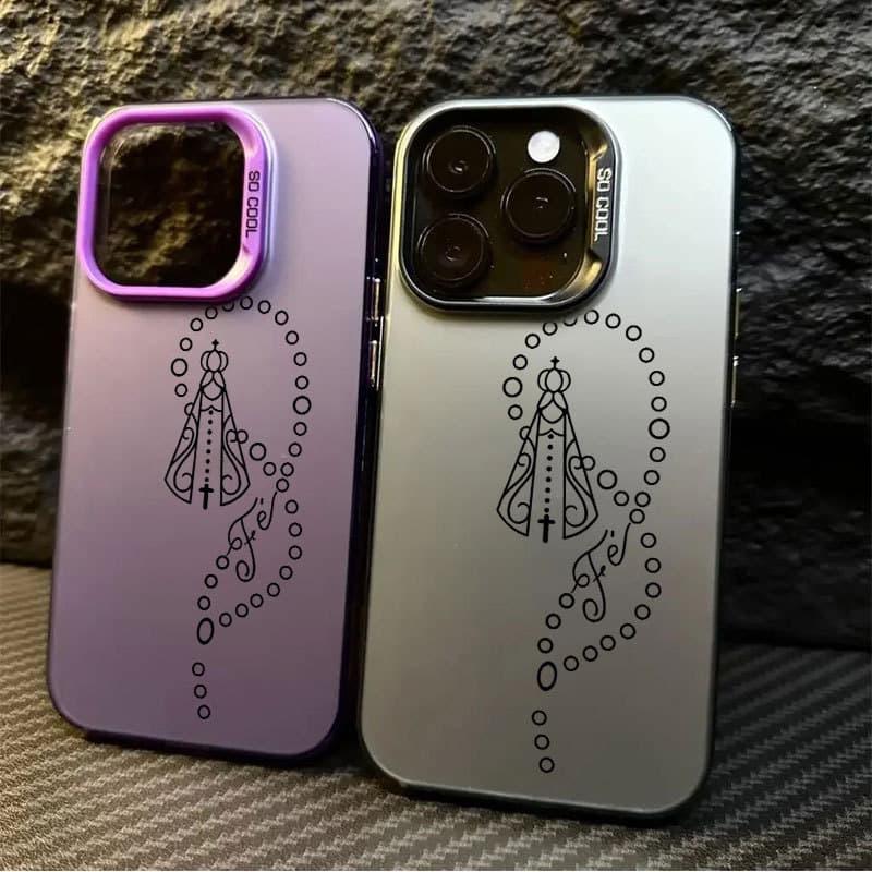 Nossa Senhora IMD Capinha Para Samsung Galaxy A15A06 A12 A13 A16 A23 A36 A52 S20 S21 S23 S24 FE ULTRA 4G 5G Silicone Cas