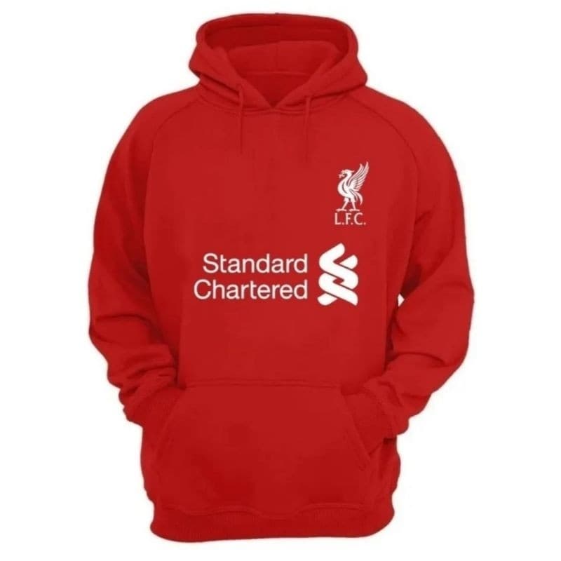 Moletom do Liverpool Masculino Confortável Blusa de Frio Unissex Esportiva Premium Casaco de Time Europeu de Grife
