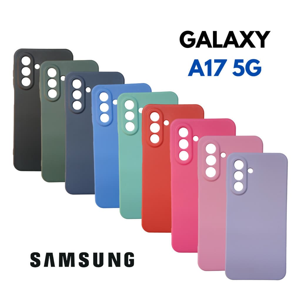 Kit 10 Capas Capinhas Aleatórias Samsung Galaxy A17 5G Silicone Aveludada Capinha Premium Anti Impacto Coloridas CoresLK