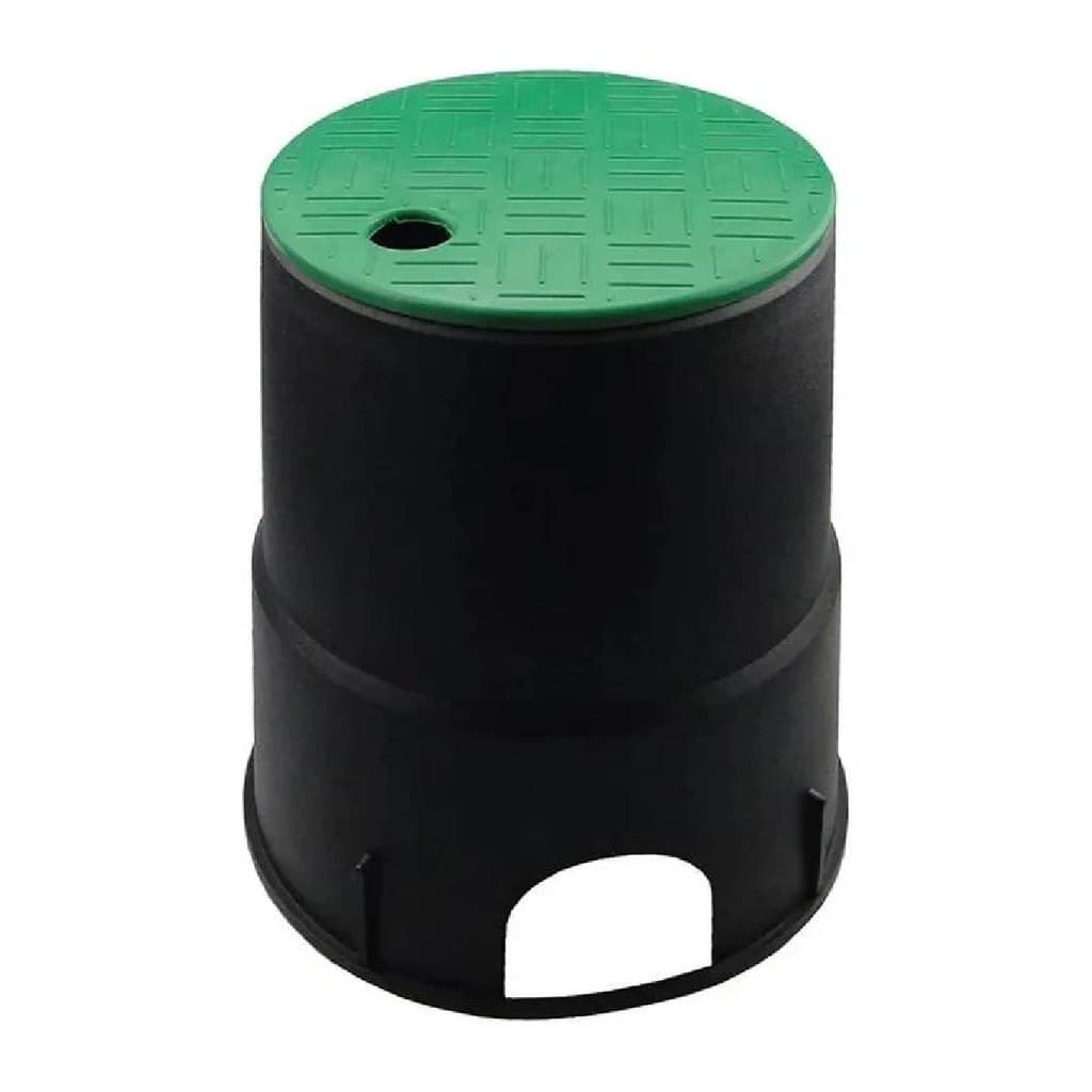 Caixa para Valvulas Solenoides uso externo ou enterrado com tampa Verde