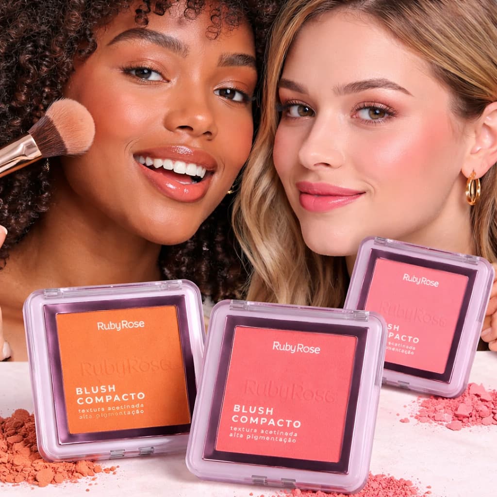 Blush Compacto BL Natural Ruby Rose