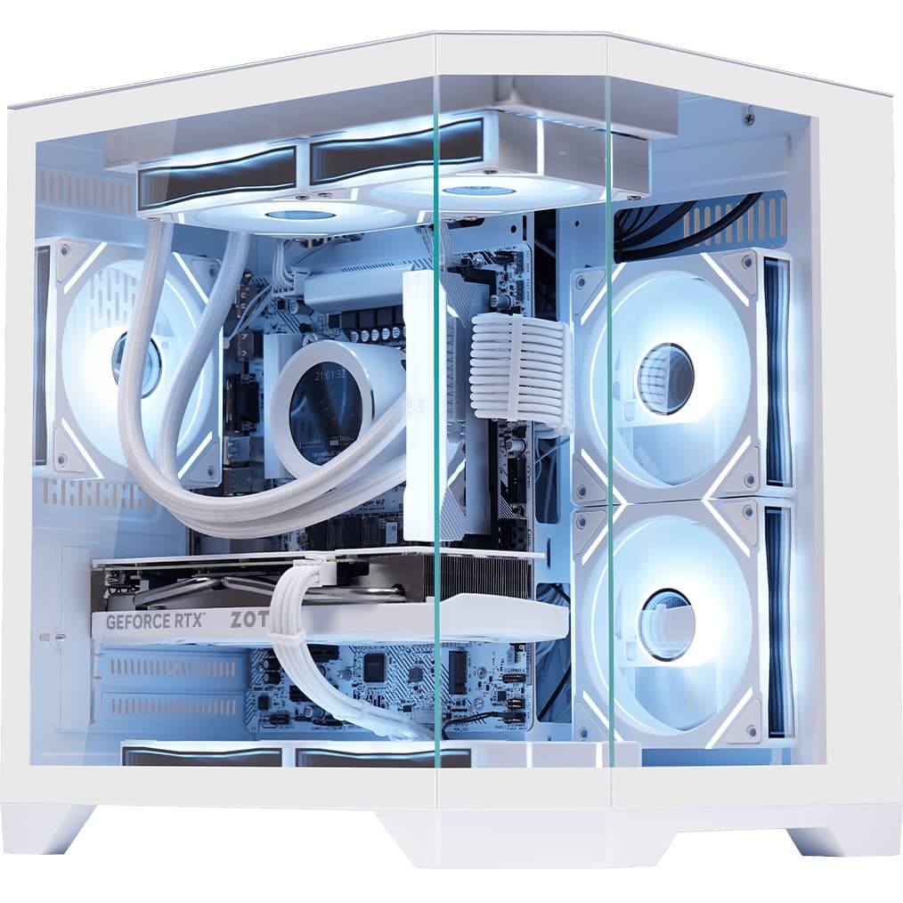 Gabinete Gamer K-mex Aquário CG-W1KV Ângulo Micro Atx S/ Fan