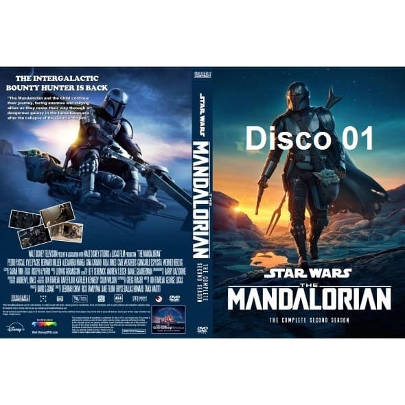 - dvd Dvd The Mandalorian - As 2 Temporadas Completas - Legendado ou Dublado - 04 Discos