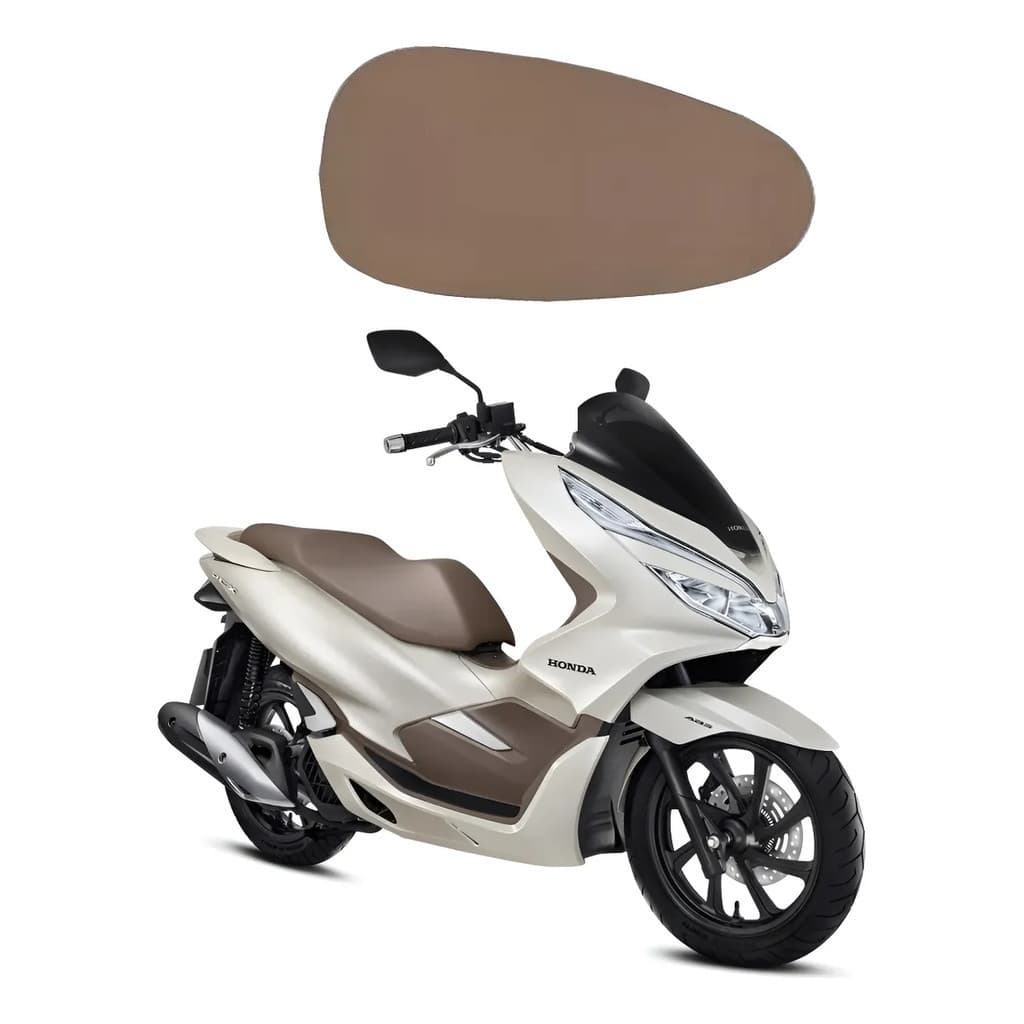 Capa de Banco Moto Modelo Honda PCX 150/160 2016 2017 2018 2019 2020 2021 2022 2023 Caramelo