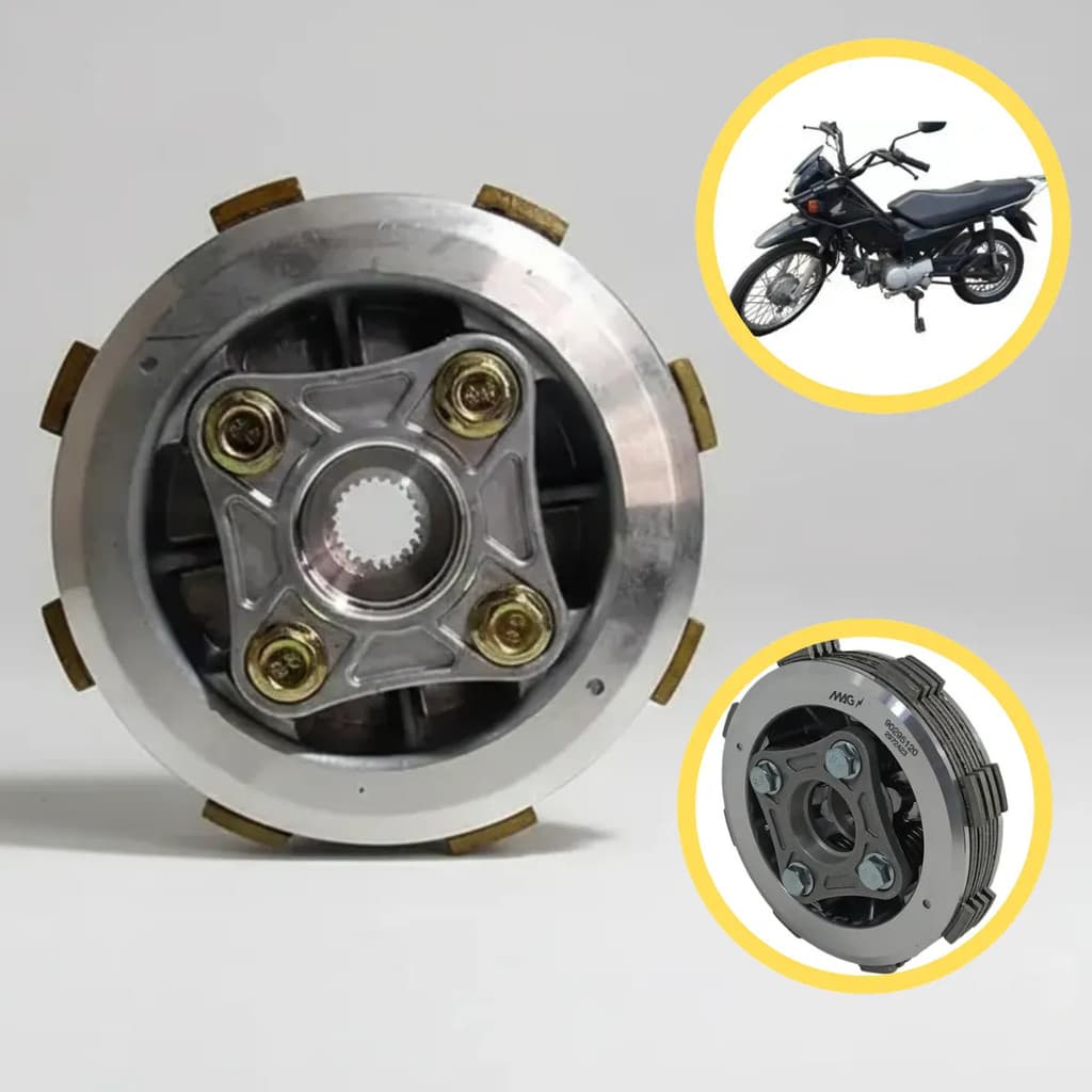 Kit Embreagem Moto Completa Honda Pop 100 Biz 100 C100
