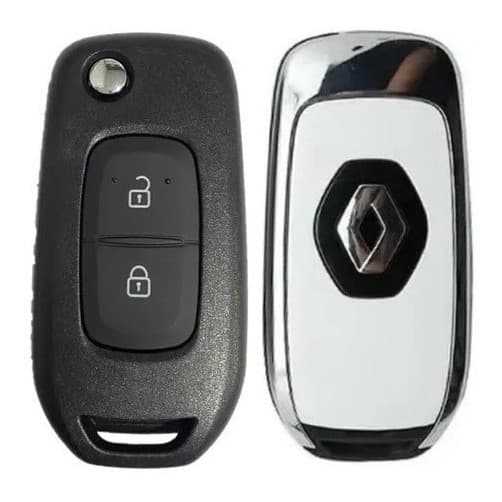 Carcaça Chave Canivete Renault - 2 Botões