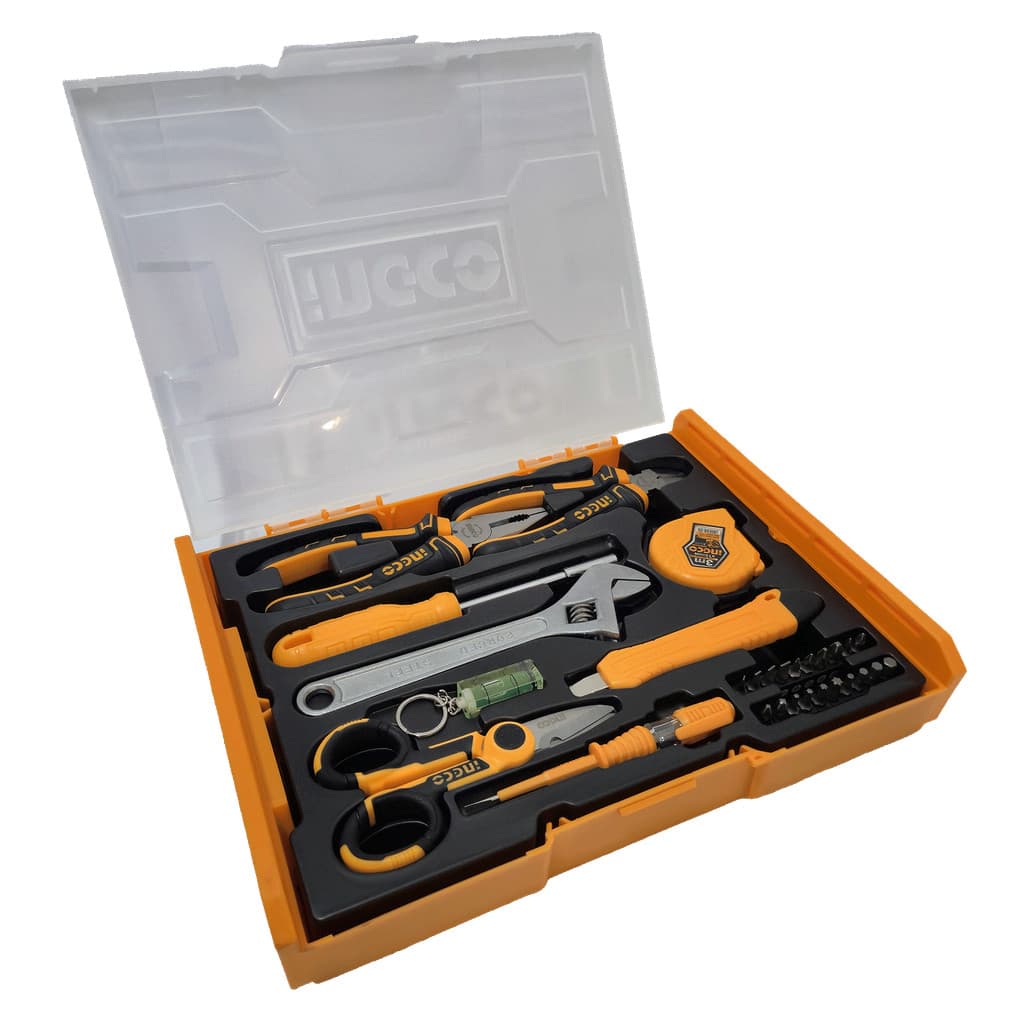 Kit Ferramentas Ingco 29 Peças Caixa Compacta Resistente
