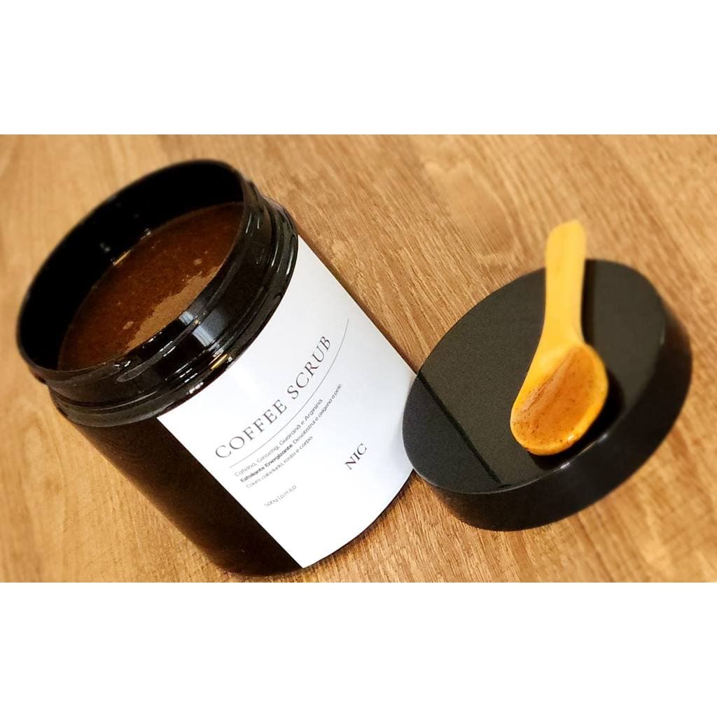 Coffee Scrub 500g - Esfoliante Revitalizante de Couro Cabeludo, Rosto e Corpo