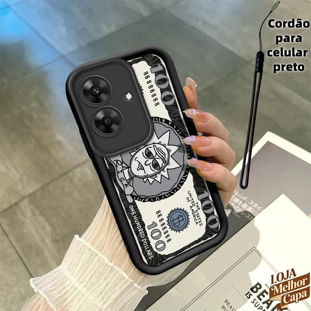 Capinha Com Anime Rick Morty Capa De Telefone Macia Para Realme Note 60 60X Narzo N61 Silicone Protetora Capas 5299 TYB