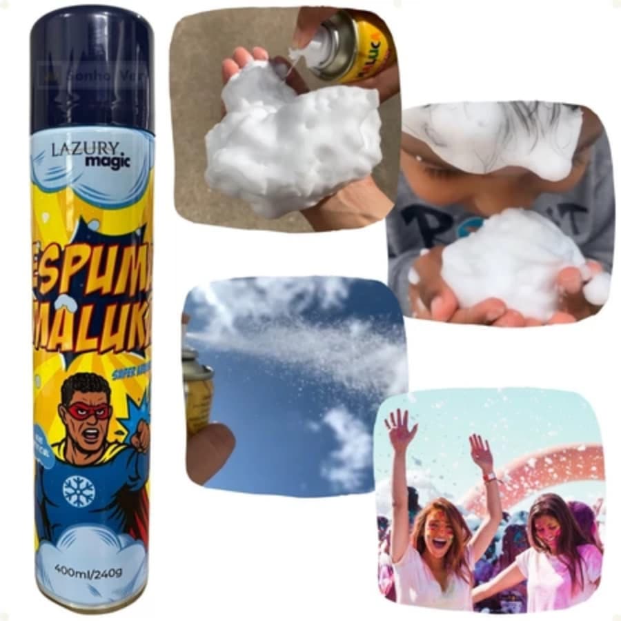 Espumas de Carnaval Neve Artificial Spray Festa Fantasia Eventos Aniversário Réveillon