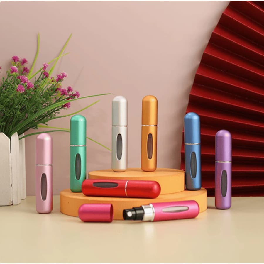 Mini Frasco De Perfume Portátil Reutilizável Com Spray 5ML Pode Notar A Cor