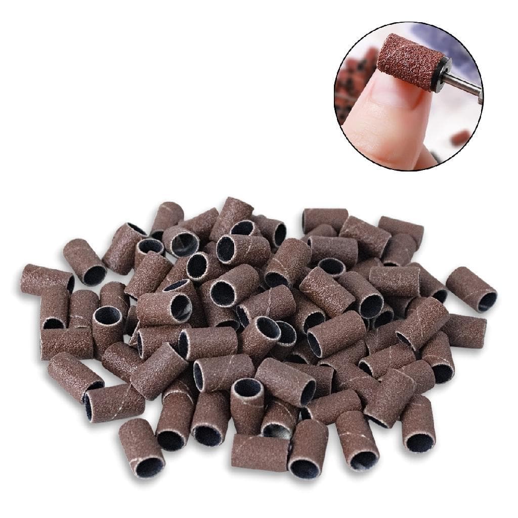 Kit 200 Lixas Refil Lixadeira Elétrica Unhas Gramatura #240 Manicure Nail Art Nail Designer Unhas