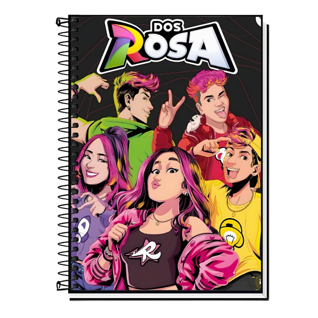 Caderno Capa Adesiva Único Novo Emily Vick – Capa Dura Premium | 1 a 20 Matérias | Escolar e Faculdade