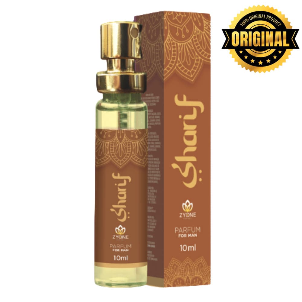 Sharif Árabe Zyone Cosméticos Masculino Parfum 10ml Alta Fixação Essência Premium