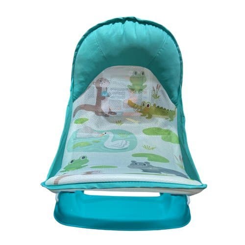 Assento Banho Infantil Suporte Seguro Ergonomico Confortavel Aprendizagem Verde