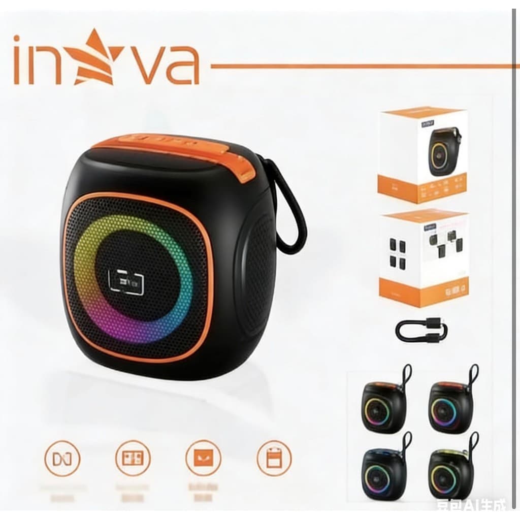Inova Caixa De Som Sem Fio Portatil
