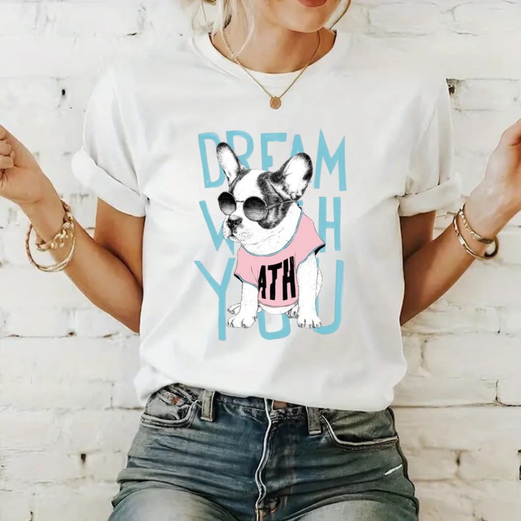 Camisa Camiseta Feminina Tshirt Algodão Estampada Qualidade Premium
