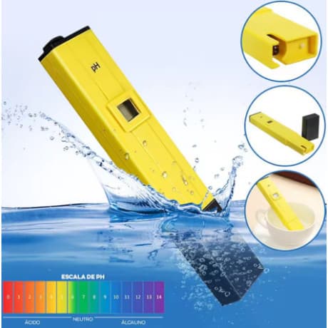 Medidor De Ph Digital Alta Precisãos Piscinas Portátil Profissional Água Aquários Limpo