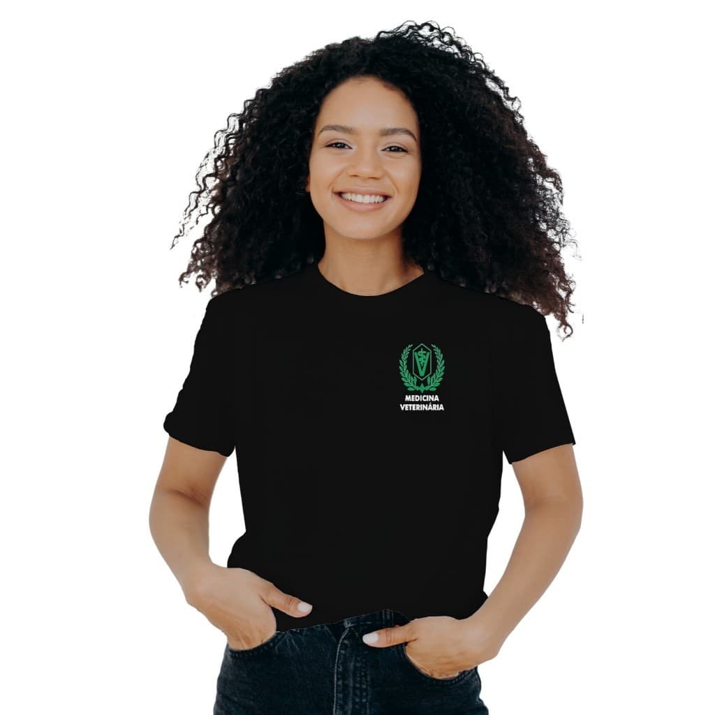 Camisa Feminina Curso Profissão Medicina Veterinária Fac 058