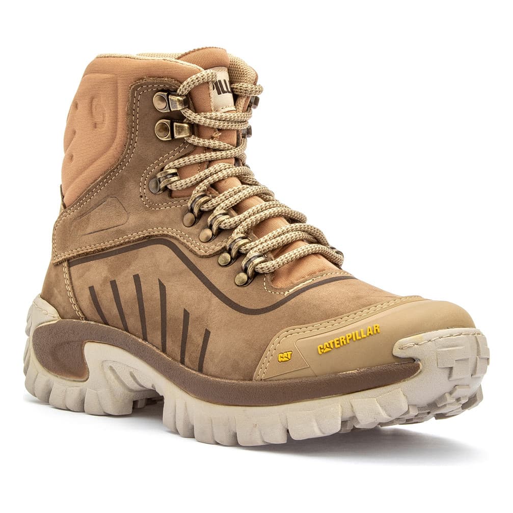 Bota Caterpillar Masculina Couro Confortável Macia Top Nl333