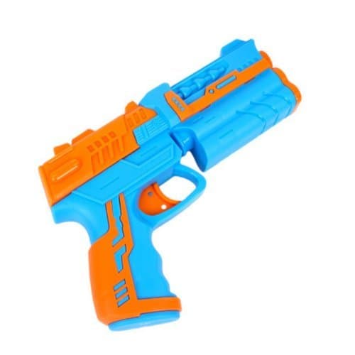 Kit Pistola Lanca Dardos Mascara Herois 8 Pecas Brinquedo Infantil Sortido