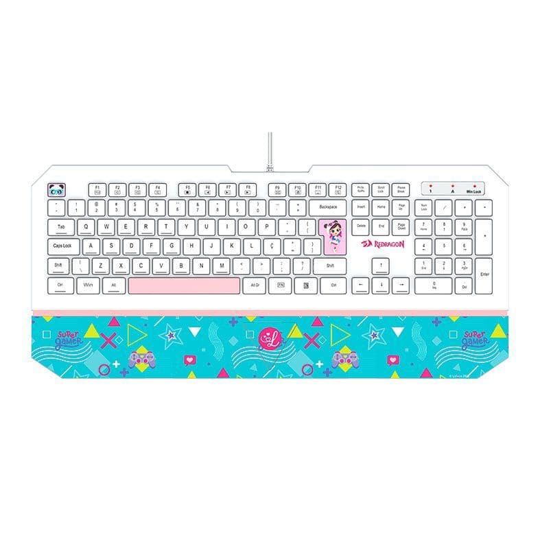 Teclado Gamer Redragon Luluca, membrana, USB