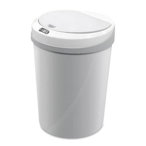 Lixeira Automática com Sensor Capacidade 12 Litros mais Higiênica Branca