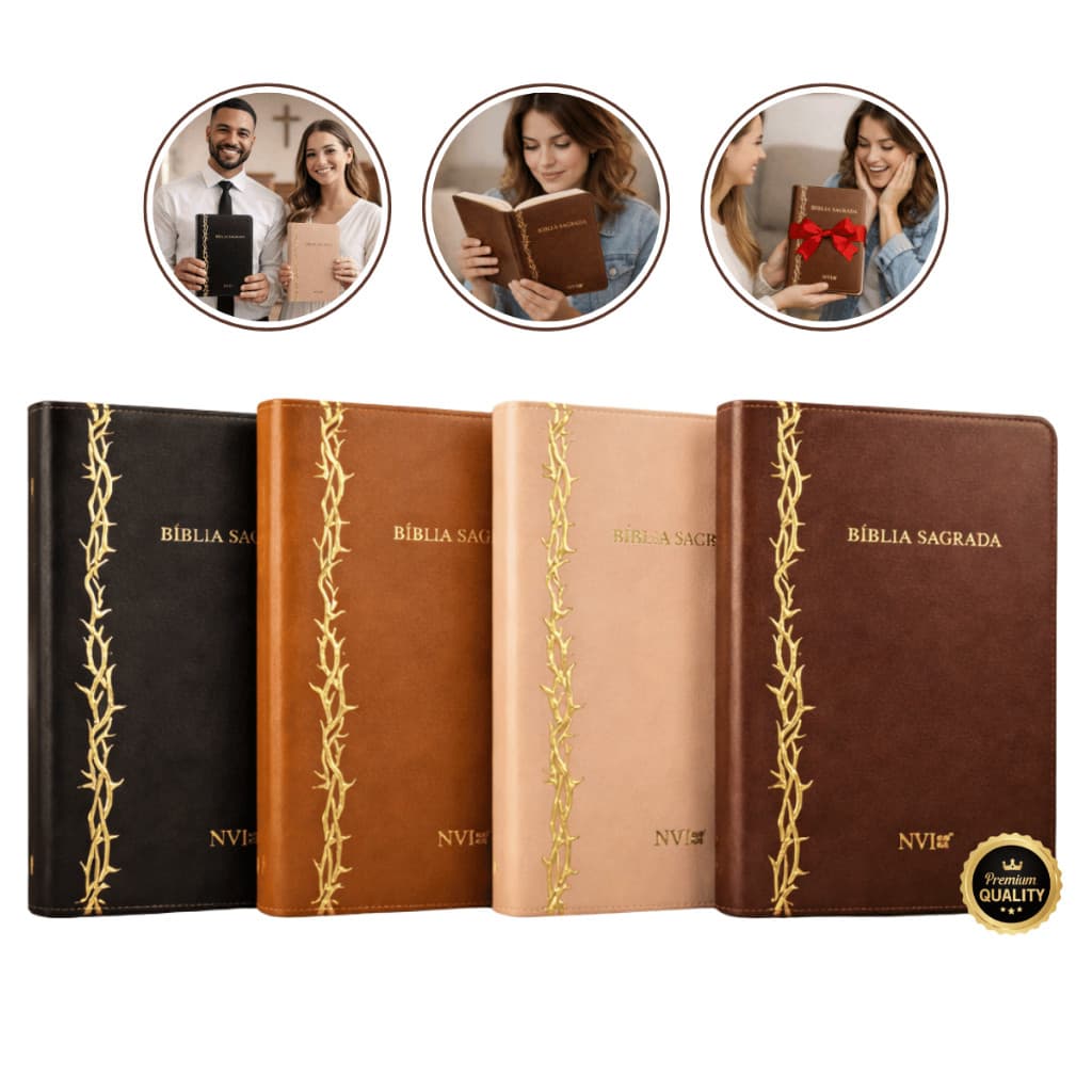 Bíblia Sagrada NVI -Slim -  Presente Cristão com Significado Biblico