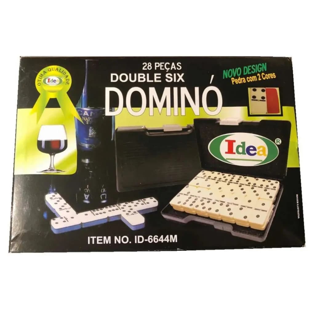Dominó Premium 12mm - Jogue com Precisão e Estilo