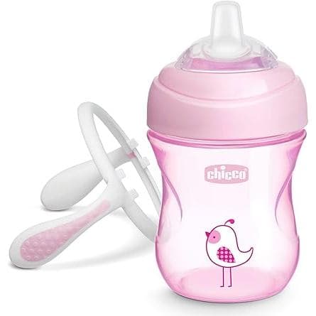 Copo Transition Cup 4M+ Menina Rosa Chicco