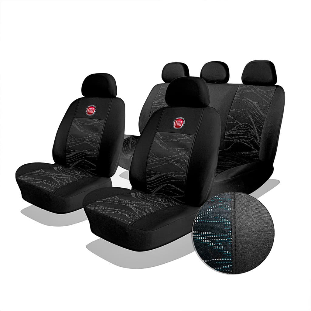 Jogo Capa Banco Estofado Tecido Grosso Original carros Fiat Palio Uno Siena Elba Fiorino