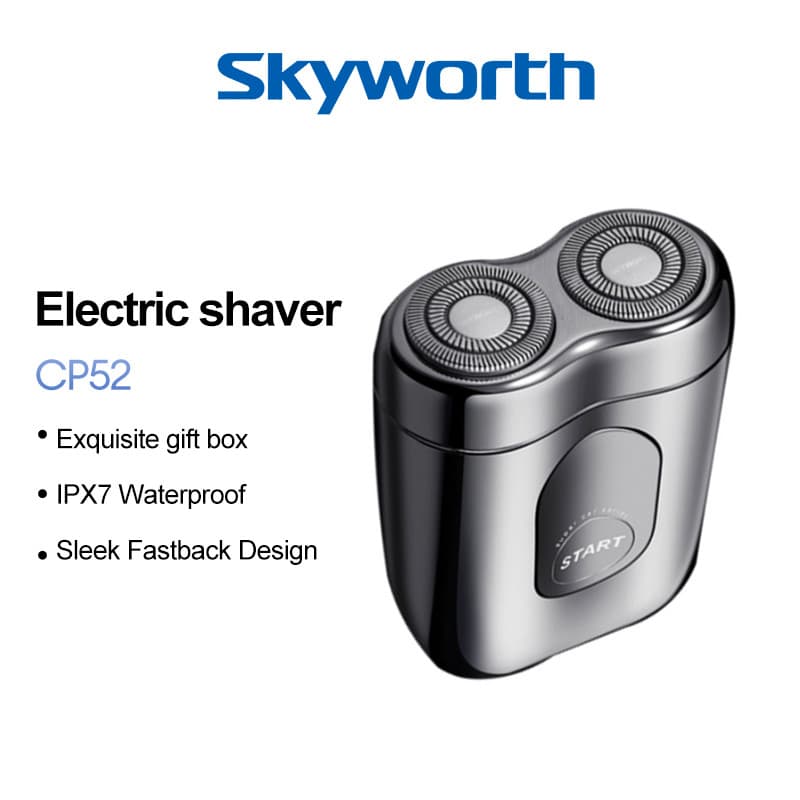 Skyworth CP52 Liga De Zinco · Supercar Shaver IPX7 À Prova D'água 8000RPM Navalha De Barba Elétrica De Alta Velocidade C
