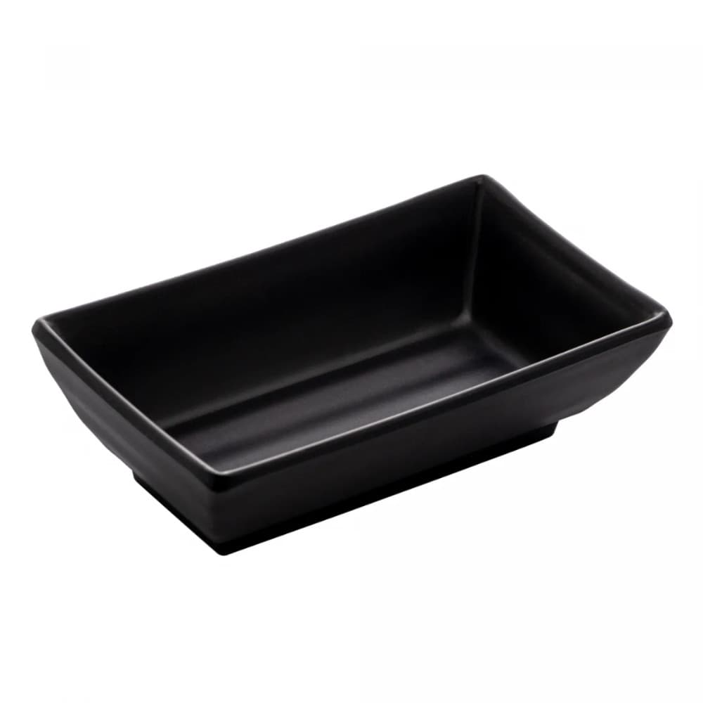 Porta Shoyu Retangular Melanina Toquio 10Cm Preto 2843 Lyor