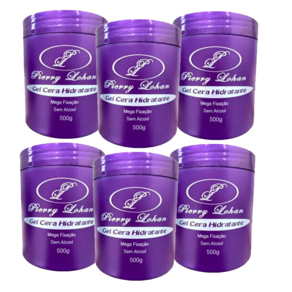6 Gel Cera Pierry Lohan 500g Gel cera