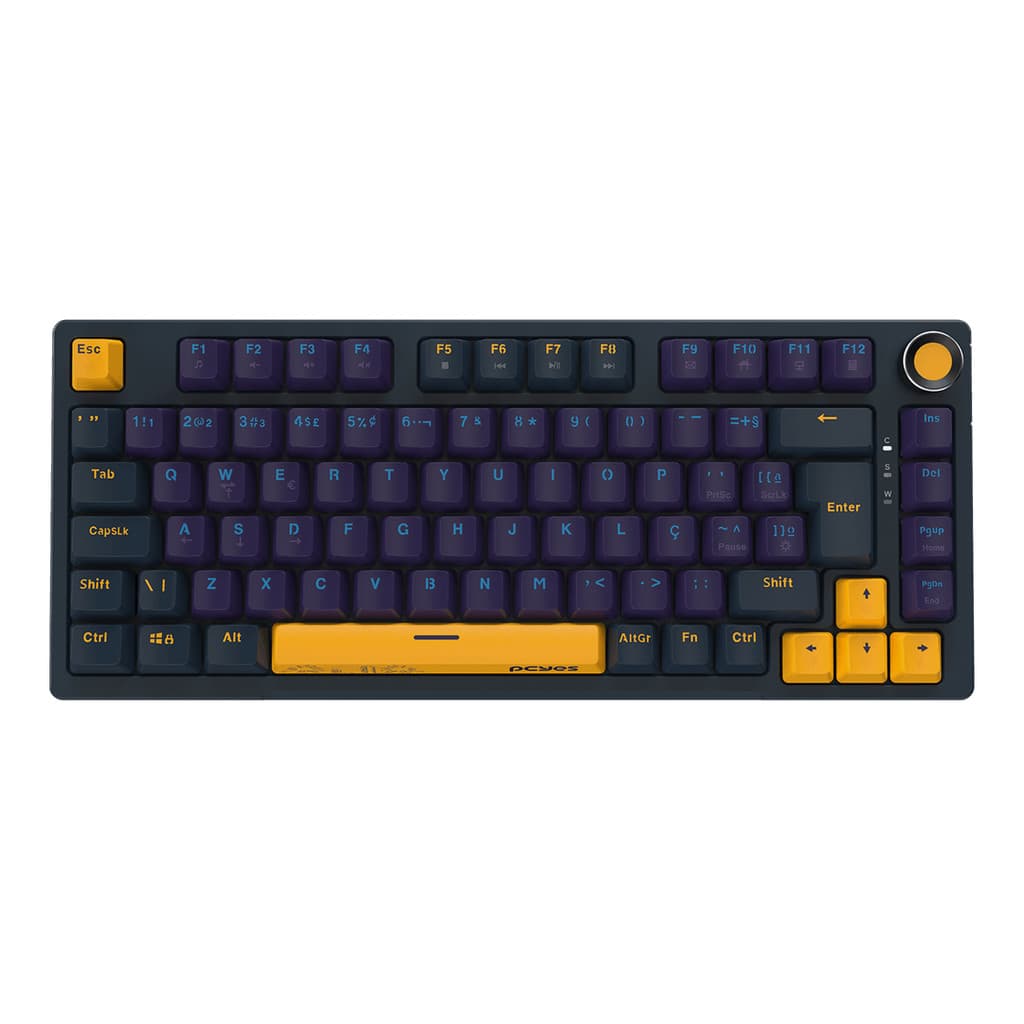 Teclado Mecanico 75% Pcyes Arkeum - Sunset Edition - Switch Red - Akss75Rbr