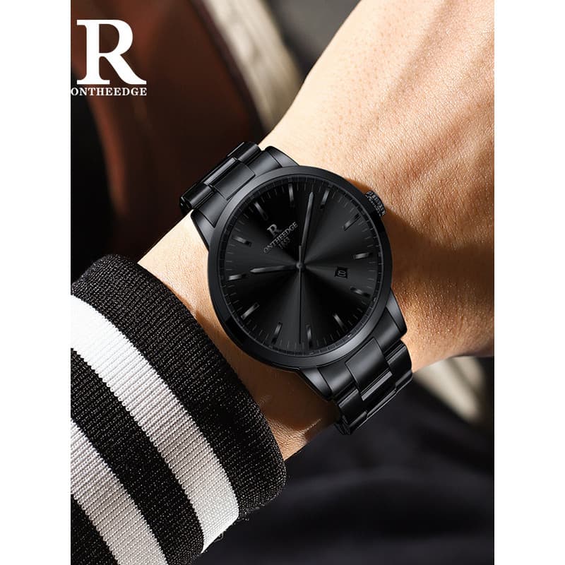 Marca suíça Ruizhiyuan novo estilo à prova dwaterproof água relógio masculino famosa marca relógio de quartzo estudante