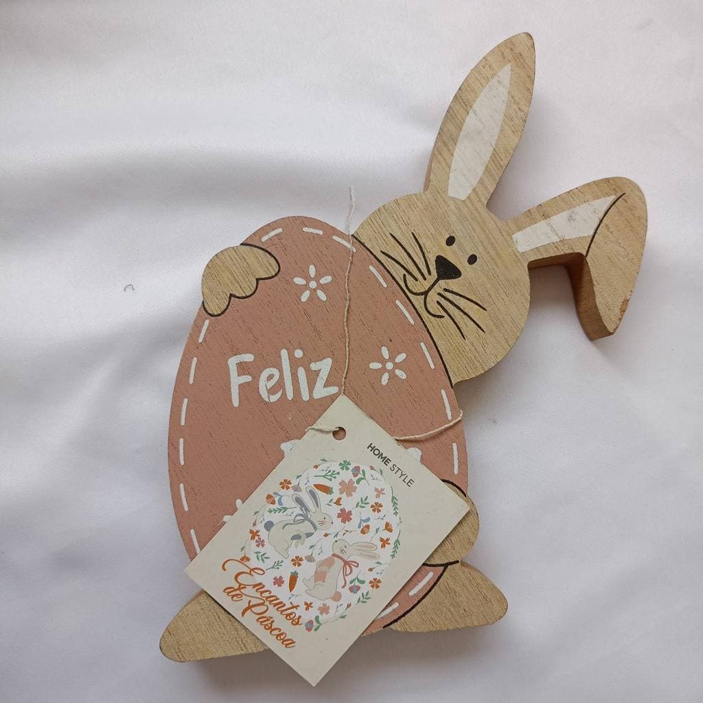 Adorno Encantos Páscoa Coelho para Decoração