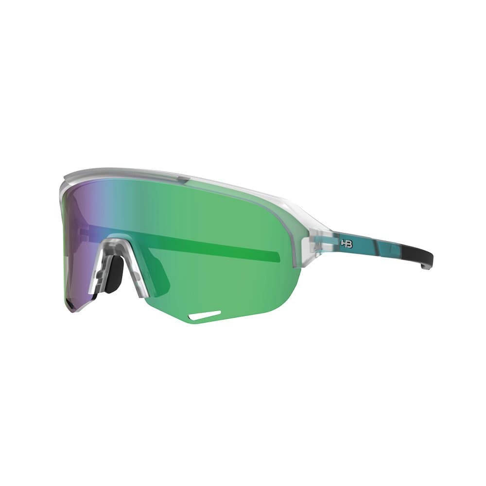 Óculos Ciclismo Corrida Proteção UV50+ De Sol HB Edge R Crystal Pine Green Chrome