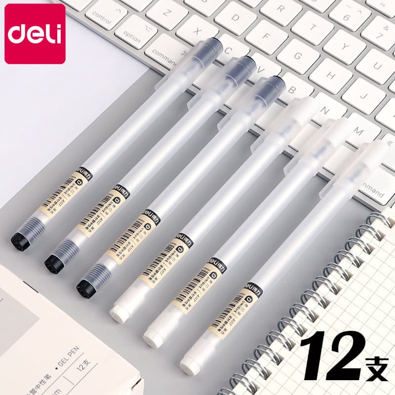 Caneta de Gel poderosa ins estilo legal tipo Push caneta à base de água estudante caneta preta 05mm0 caneta tinteiro 0.3