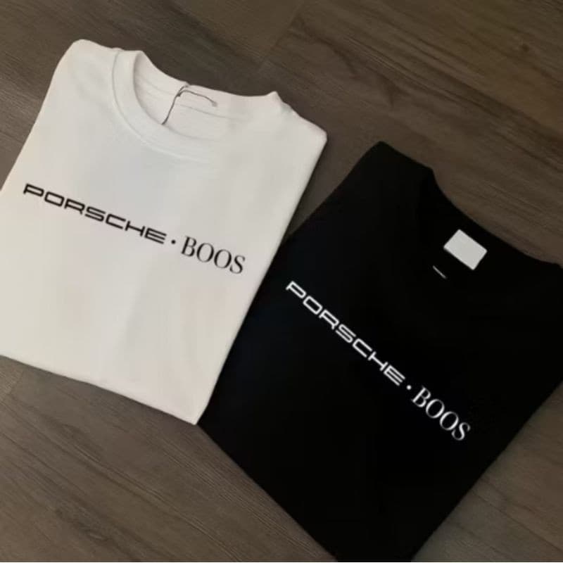 Kit 2 Camisetas Porsche Masculina 100% AlgodãoLançamento Varias Cores Camisa Blusa Unissex Feminina