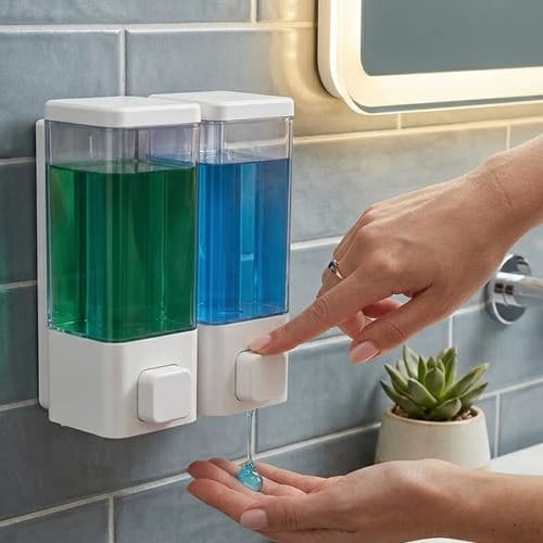 Dispenser Sabonete Líquido Para Banheiro E Lavabo 2 Und.