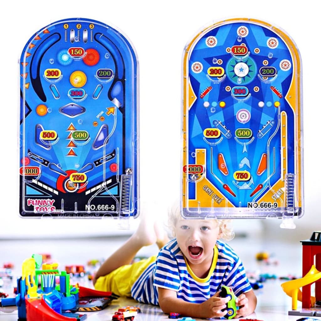 Mini Pinball Flipperama Game Brinquedo Infantil Lembrancinha Festa Prendas Atacado 🕹️🏀 top