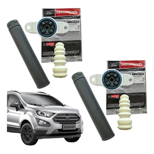 Par Kit Batente Amortecedor Traseiro Ecosport 13/21 Original