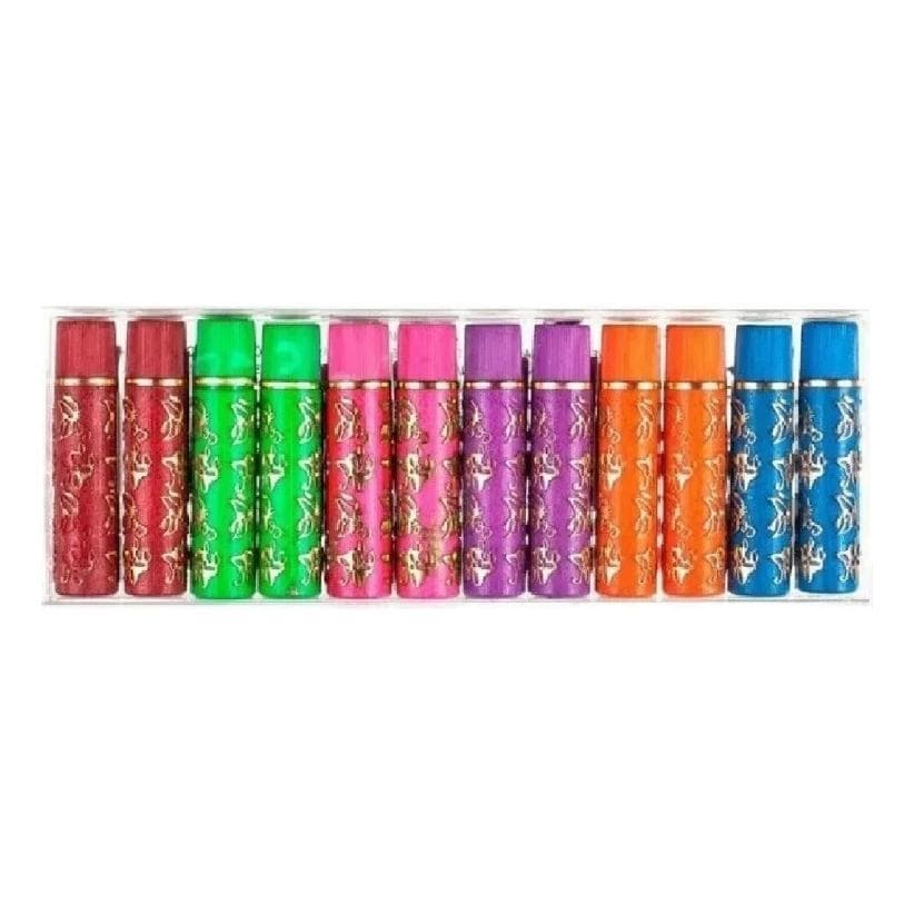 Box C/12 Batons Mágicos Coloridos Da Bella Femme