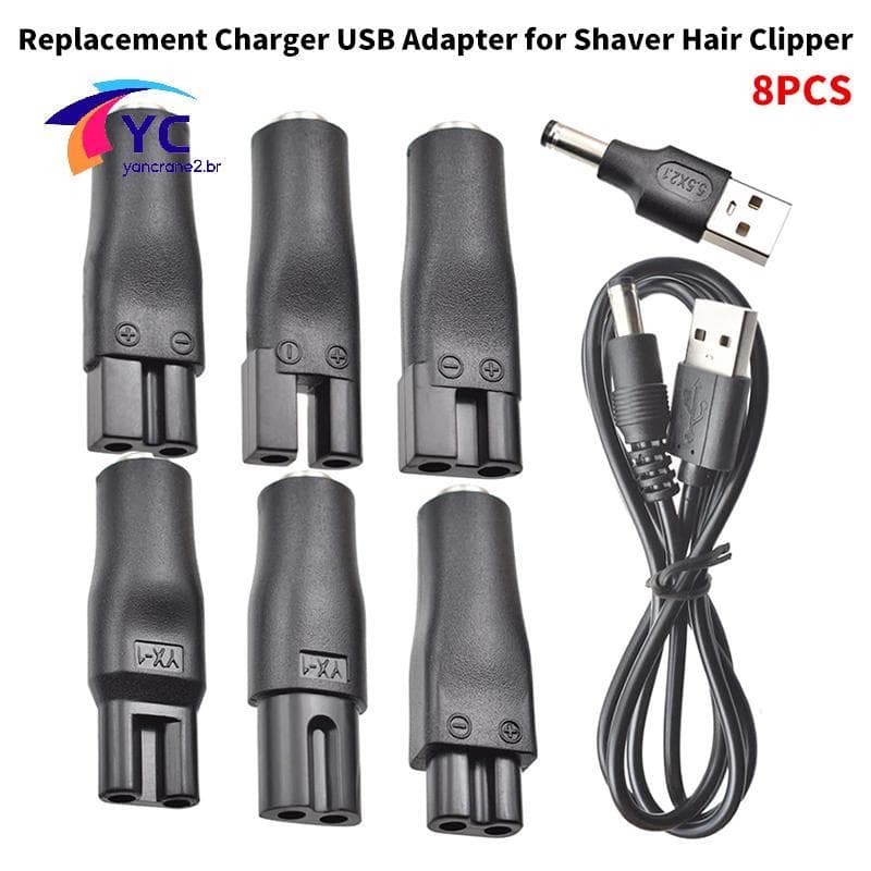 YCBR 8 PCS Cabo De Alimentação 5V Carregador De Substituição Adaptador USB Conversor De Universal Para Todos Os Tipos De
